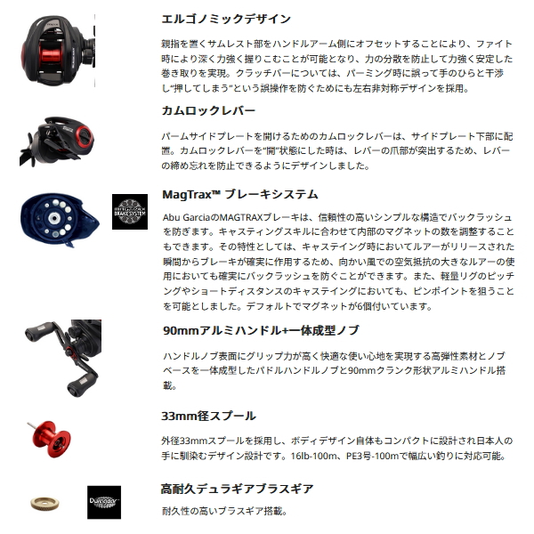 Abu Garcia（アブガルシア） （25年9月新商品） マックス 5 ブラック