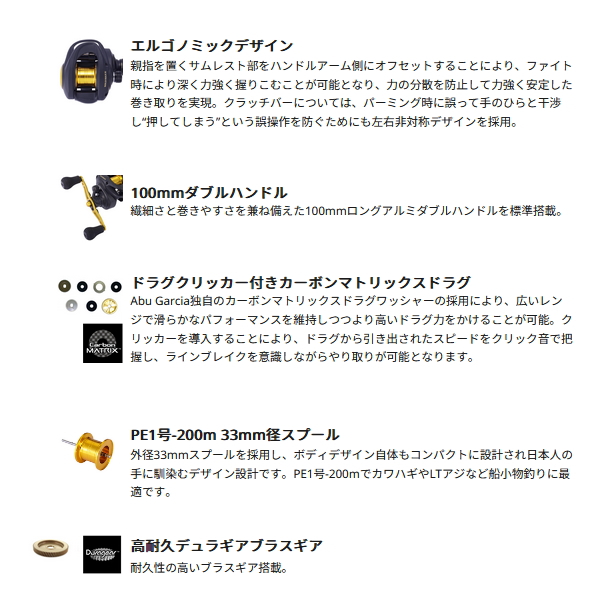 Abu Garcia（アブガルシア） （25年10月新商品） ゴールドマックス 船