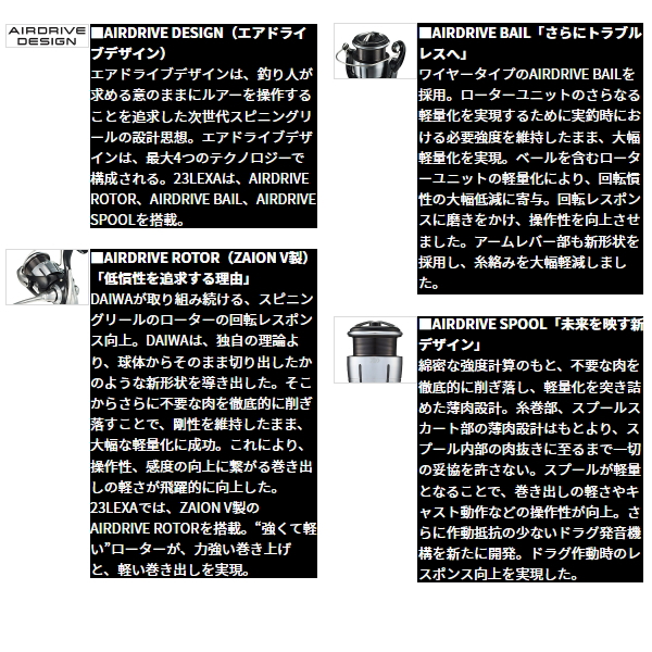 DAIWA（ダイワ） （23年8月新商品） レグザ LT3000 （小型商品） 爆買