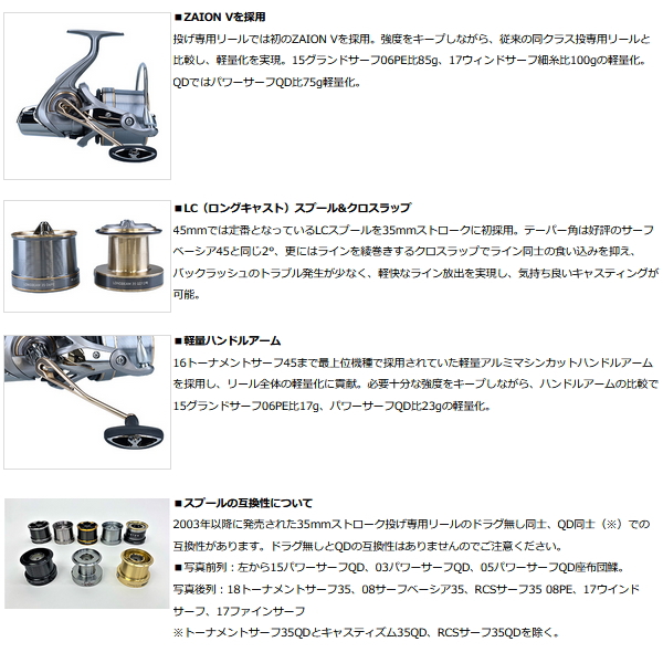 DAIWA（ダイワ） （23年4月新商品） ロングビーム 35 06PE （小型商品