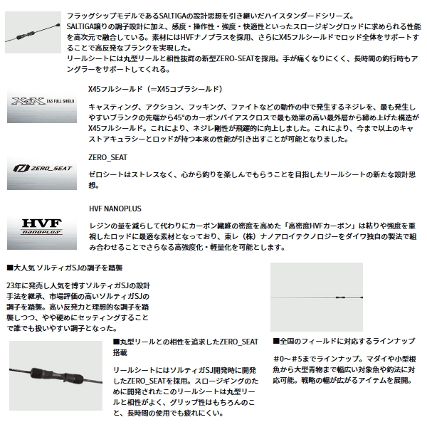 DAIWA（ダイワ） （24年9月新商品） アウトレイジ SJ 61B-4 （仕舞寸法