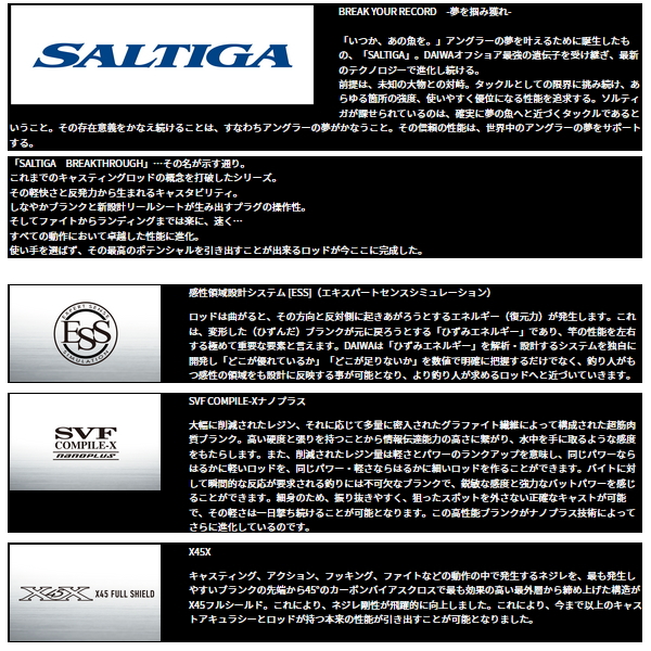 DAIWA（ダイワ） （24年4月新商品） ソルティガ ブレイクスルー C710-8