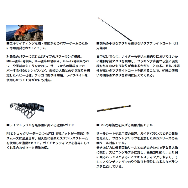 DAIWA（ダイワ） （24年5月新商品） バトルゲーム BKG(ブッコミゲーム