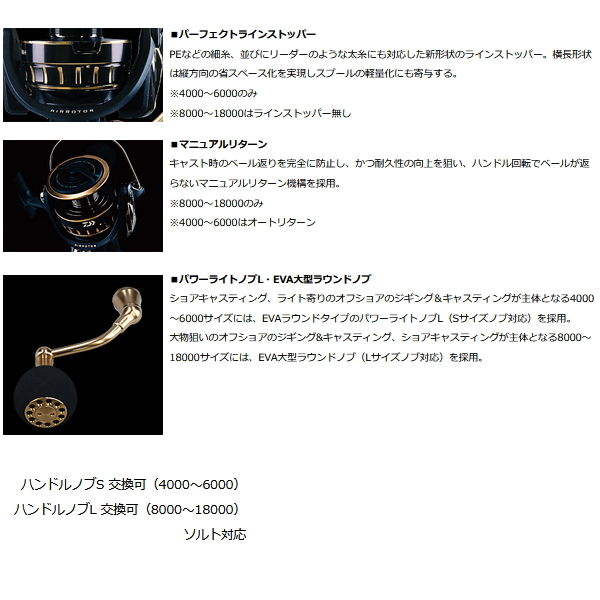 ダイワ スピニングリール 23BG SW 18000: 釣具のキャスティング