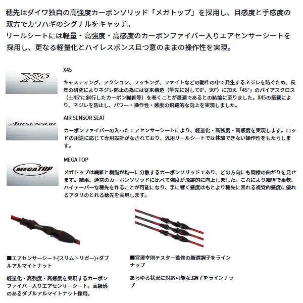 DAIWA（ダイワ） （24年8月新商品） アナリスター カワハギ MH-175・K