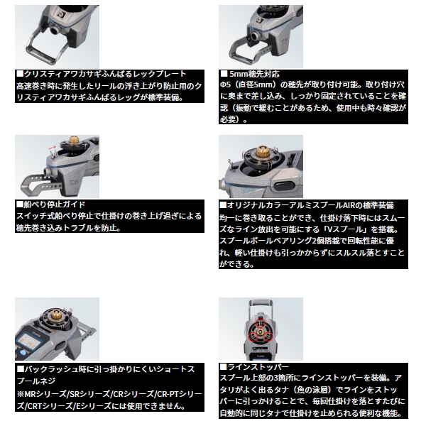 DAIWA（ダイワ） （25年9月新商品） クリスティア ワカサギ CRS-C