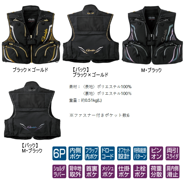 Gamakatsu（がまかつ） （25年3月新商品） ショートハーフメッシュ