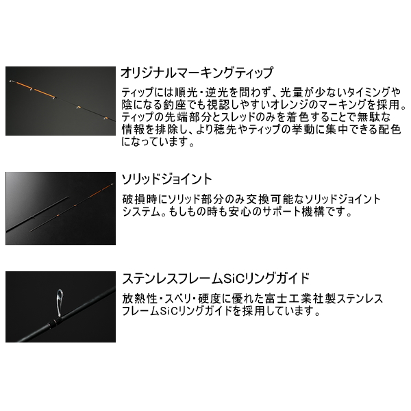 JACKALL（ジャッカル） （26年8月新商品） ゲキダキ TR シャフト GDTR