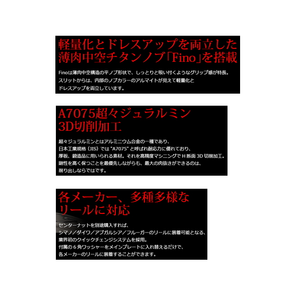 リブレ クランク フェザー 90 FLDF90-FI 左巻 ダイワ用 ガンメタ