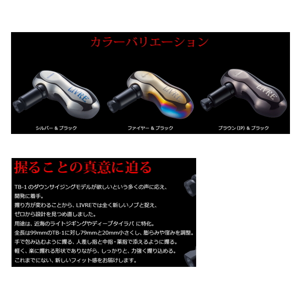 22年10月新商品） リブレ ティービー - エス TSBF-1 ノブ単体 1個