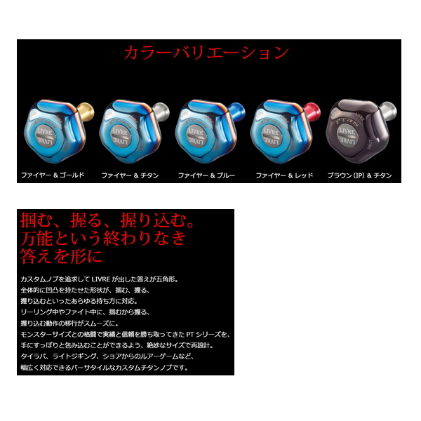 22年4月新商品） リブレ ピーティー 35 PT35BL-1 ノブ単体 1個