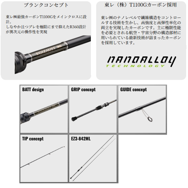 Major Craft（メジャークラフト） （25年8月新商品） エギゾースト 3G