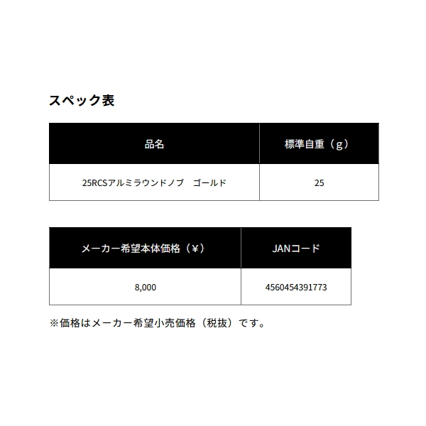 DAIWA（ダイワ） （25年5月新商品） SLPW 25 RCS アルミラウンドノブ