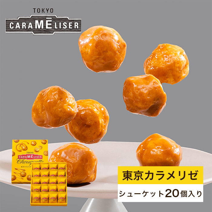 上野風月堂 東京みやげ 焼き菓子 / 東京カラメリゼ シューケット 20個