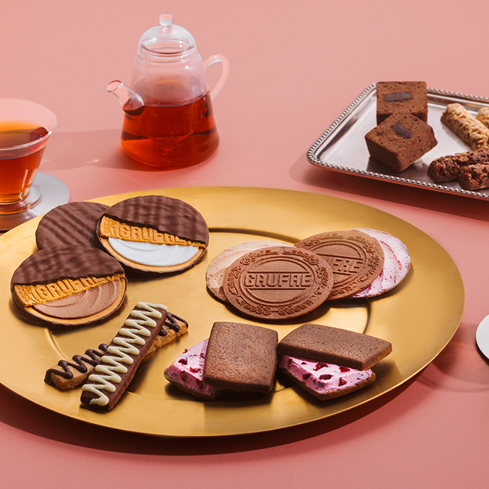 上野風月堂 バレンタイン 義理チョコ /チョコがけクッキー 5本入り