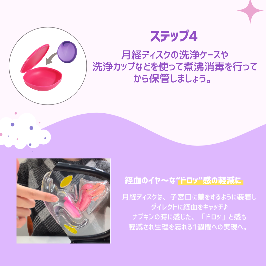 富士メディカルサービス 【1/5より順次発送】月経ディスク用 収納