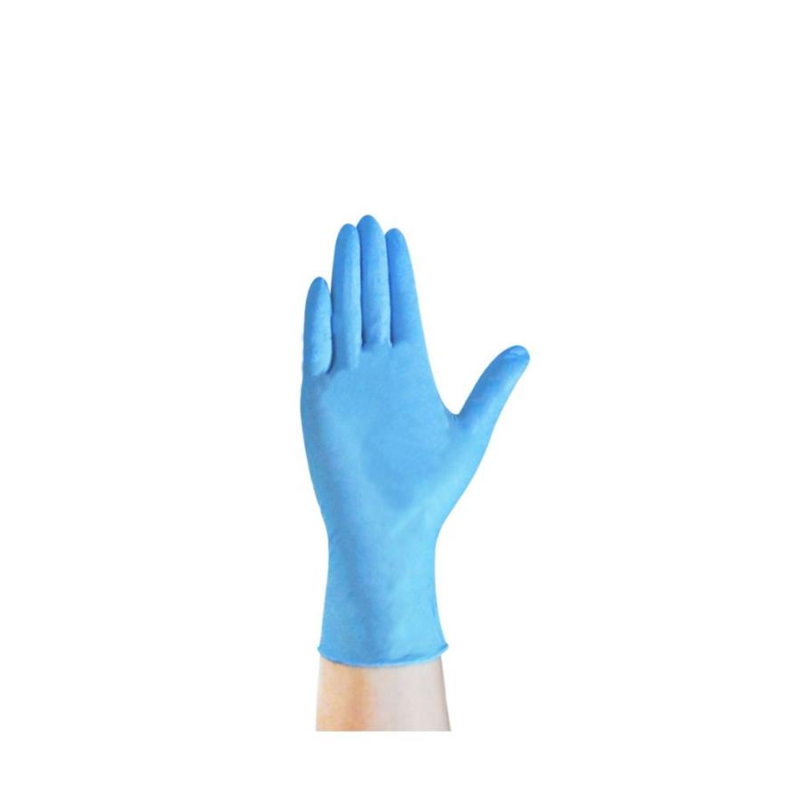 大学病院採用モデル ニトリル手袋 ブルー 200枚 検査・検診用 使い捨て手袋 富士メディカルサービス 予防対策 ニトリル 手袋