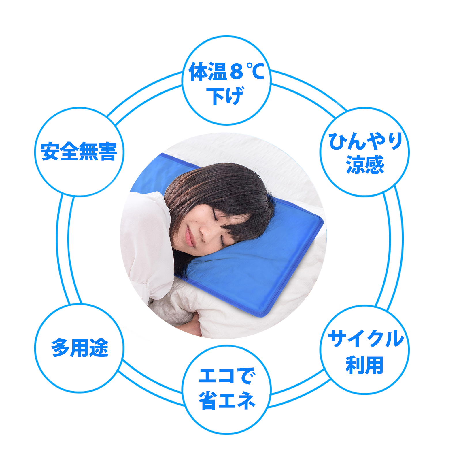 氷枕 30cm×55cm 1枚・2枚から選べる 冷蔵庫で冷やす 冷感ジェル