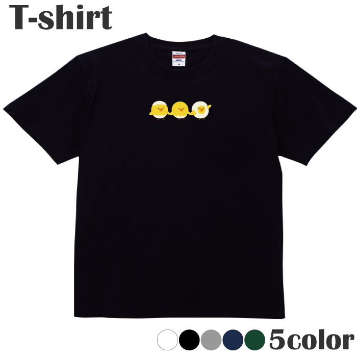 ピンクハウス 半袖シャツ M 黒 ひよこ 鳥 柄シャツ アニマル柄