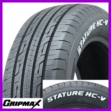 2本セット GRIPMAX グリップマックス スタチャー HC-V RWL ホワイトレター（限定） 225/50R18 107/105T 夏タイヤ単品 | グリップマックス
