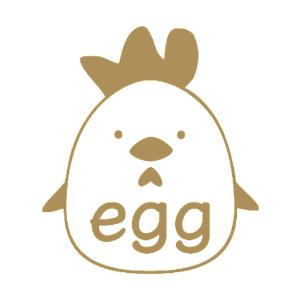 カッティングステッカー egg サイズ選択可 エッグ 卵 ニワトリ 鶏