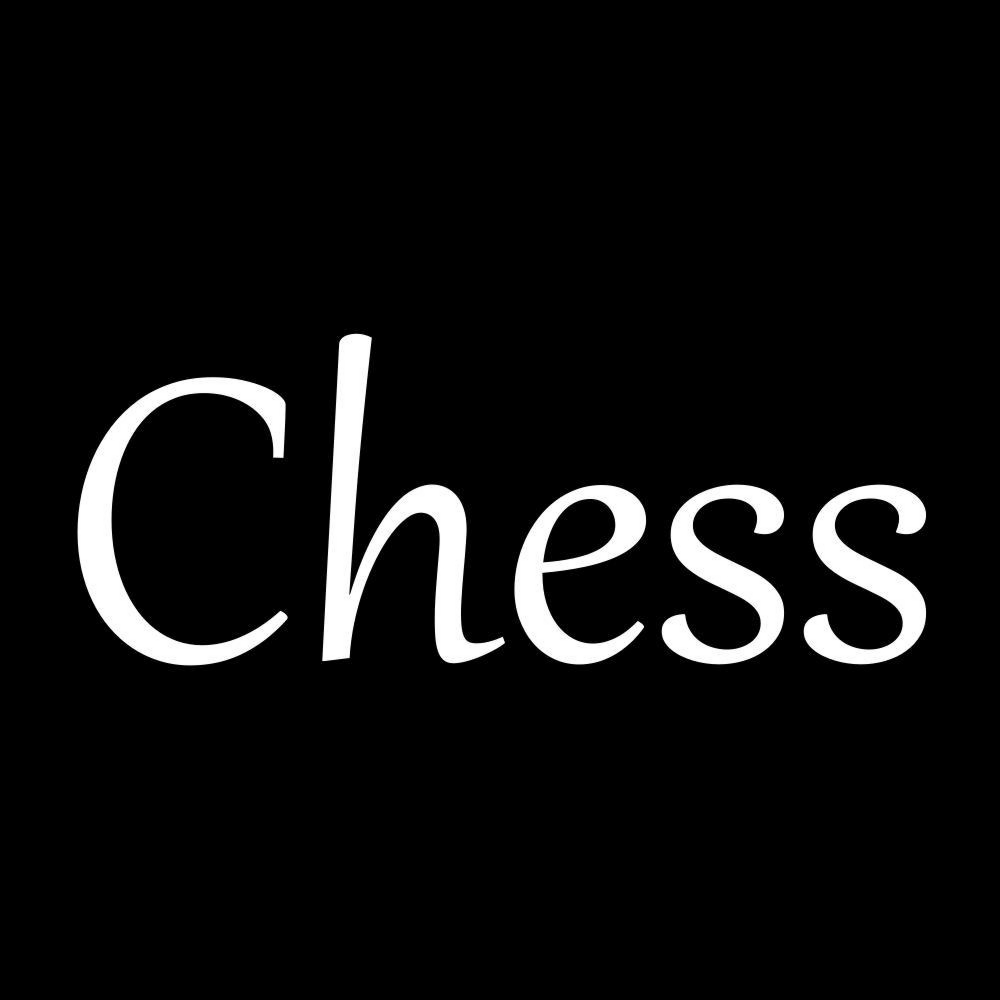 カッティングステッカー Chess サイズ選択可 チェス ボードゲーム 遊び マインドスポーツ