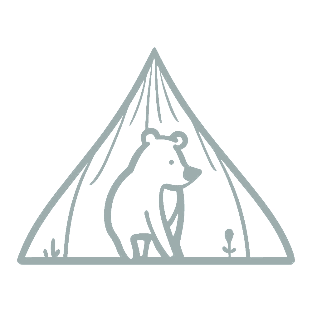 カッティングステッカー テントから出るクマ サイズ選択可 キャンプ テント 熊 アウトドア｜fuji-works｜06