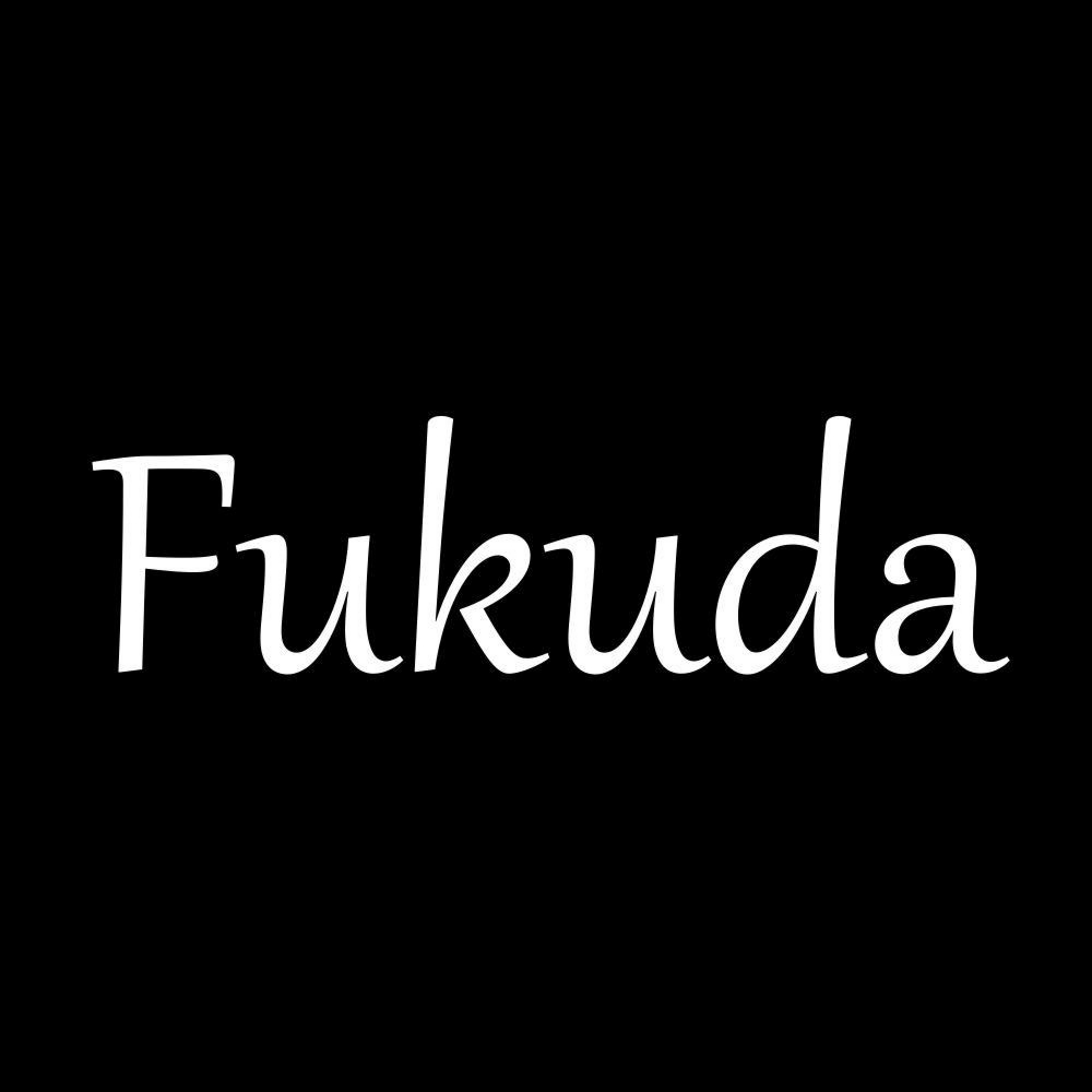 カッティングステッカー Fukuda サイズ選択可 福田 ふくだ 苗字 名字｜fuji-works｜02