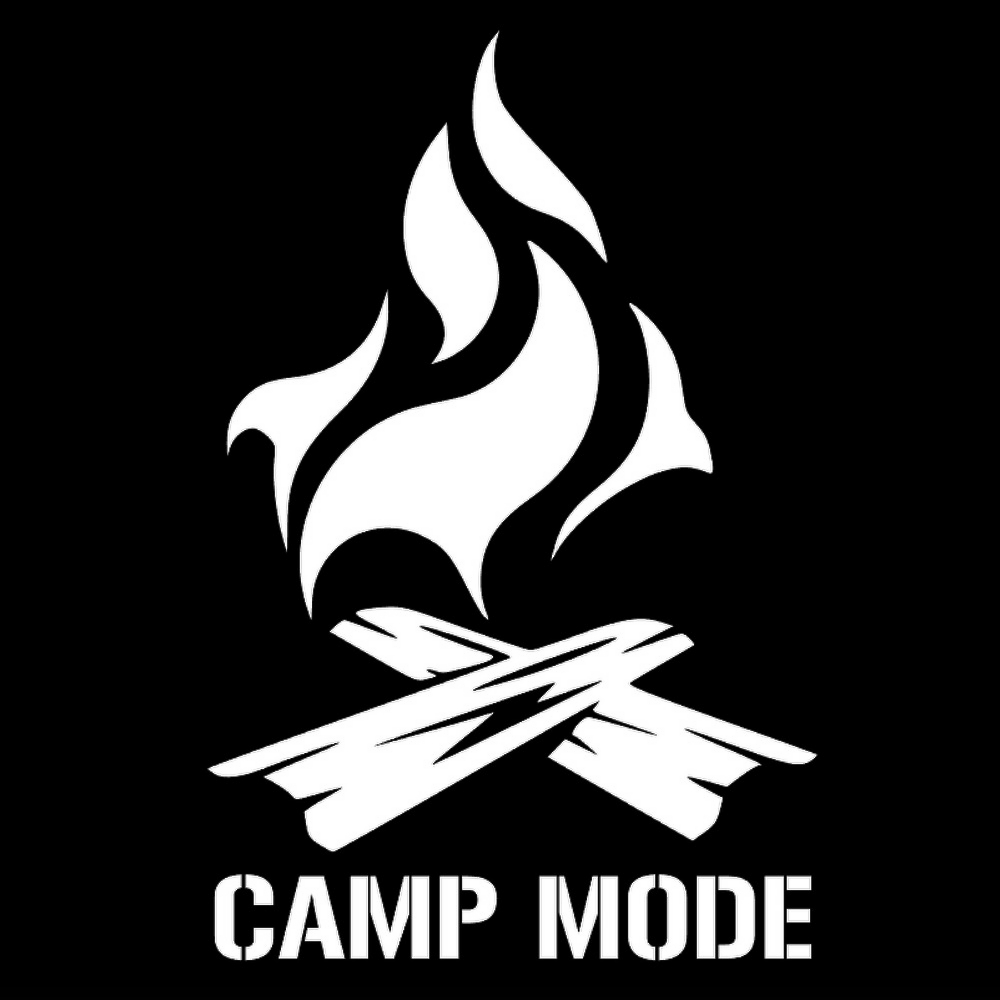 カッティングステッカー CAMP MODE サイズ選択可 キャンプ 焚き火 アウトドア テント｜fuji-works｜02