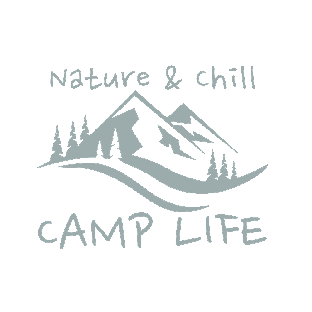 カッティングステッカー CAMP LIFE Nature &amp; Chill サイズ選択可 キャンプライ...