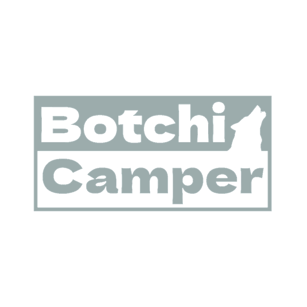 カッティングステッカー Botchi Camper サイズ選択可 ソロキャンプ 車 バイク 焚き火