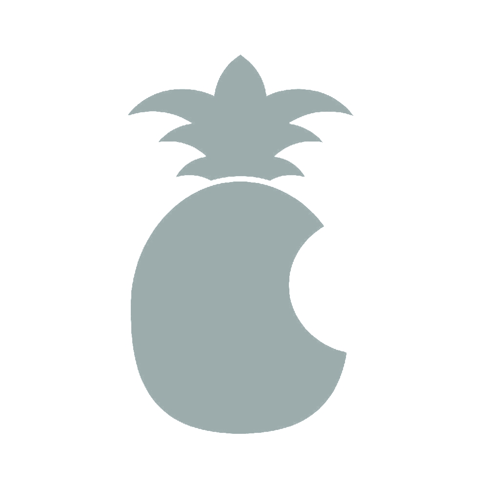 カッティングステッカー パインアップルマーク サイズ選択可 apple アップル パイナップル おもしろ｜fuji-works｜06
