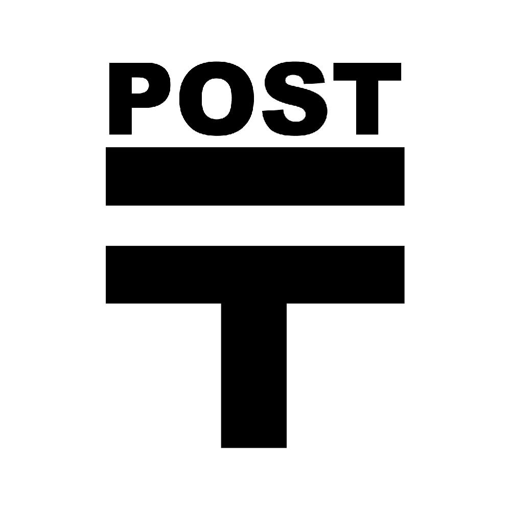 カッティングステッカー POST(B) サイズ選択可 ポスト 郵便受け 置き配 手紙