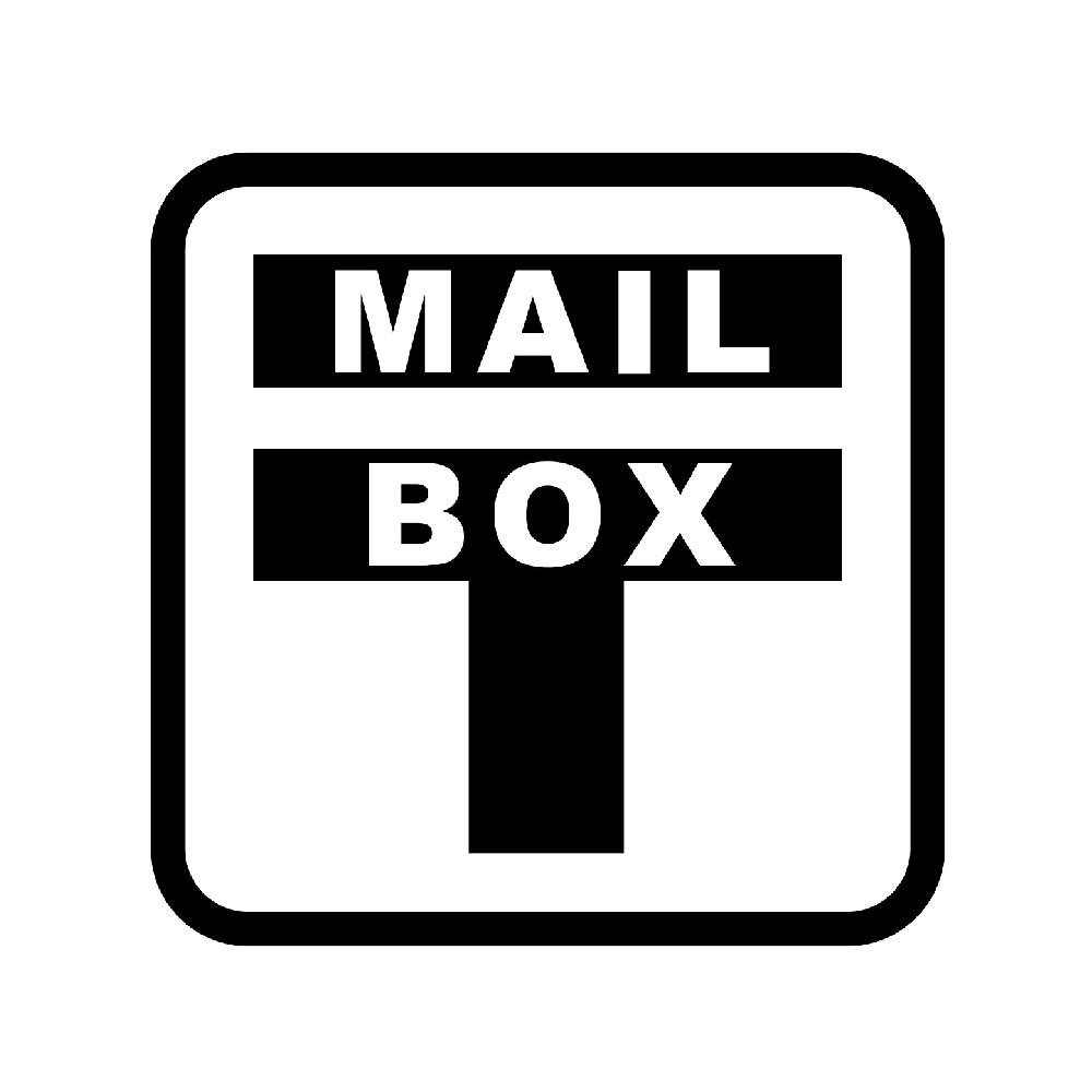 カッティングステッカー MAIL BOX(C) サイズ選択可 ポスト 郵便受け 置き配 手紙