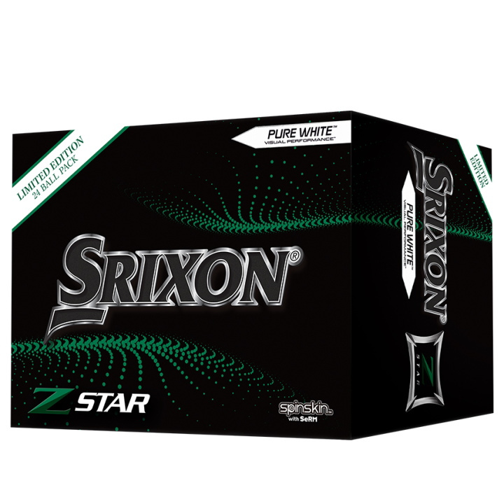 「送料無料(北海道・沖縄を除く)」2022 スリクソン Z STAR シリーズ (Z-STAR / Z-STAR XV) LIMITED  EDITION ホワイト ゴルフボール 24球入り US仕様 SRIXON