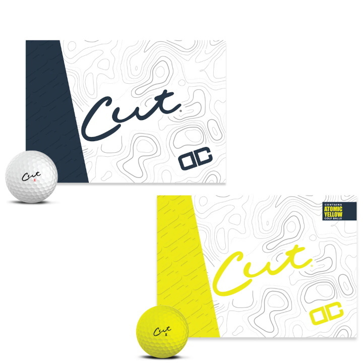 「送料無料(北海道・沖縄を除く)」カットゴルフ CUT GOLF カット DC CUT DC 4ピース ゴルフボール 1ダース(12球入り) US仕様「メール便不可」「あすつく対応」