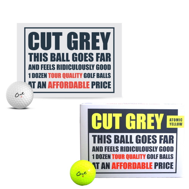 u(kCE)vJbgSt CUT GOLF JbgO[ CUT GREY 3s[X St{[ 1_[X(12) USdluΉv