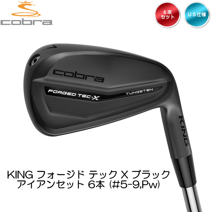 右用 2023 コブラ KING フォージド テック X ブラック アイアンセット 6本 (#5-9,Pw) NS PRO 950GH neo  スチールシャフト US仕様 cobra Forged Tec X Black : co-ir-23kftxi6b : ゴルフショップ フジコ - 通販  - Yahoo!ショッピング