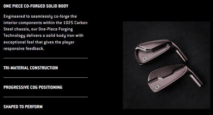 右用 ベティナルディ オイルラブド ブロンズ PVD MB24 アイアンセット