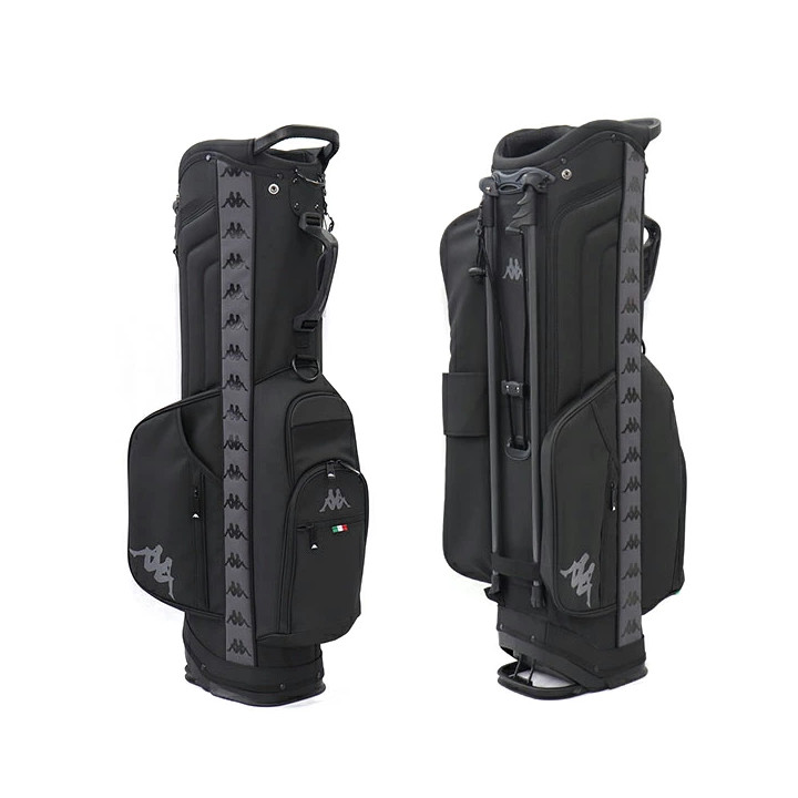 Kappa カッパ ゴルフ スタンド キャディバッグ 8.5型 クロ Kappa GOLF 「スタンドバッグ」2025 カッパ ゴルフ 8.5型 キャディ