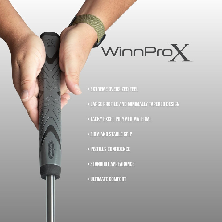 WIN(ウィン) グリップ PRO X PROX オーバーサイズ  78-WPX dwos6rj winn（ウィン） PRO X 1.60 WPX60-BK / WPX60-DG スーパージャンボ