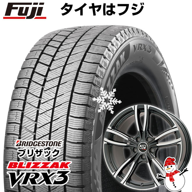 【新品】輸入車用 MINI（U25） スタッドレスタイヤ ホイール４本セット 225/55R18 ブリヂストン ブリザック VRX3 MSW by  OZ Racing MSW 73 18インチ