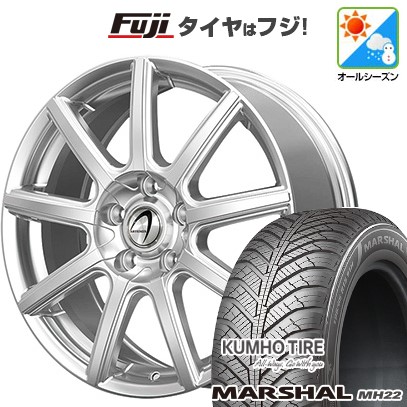 KUMHO - 【新品国産車用 5穴114.3車】 オール時期タイア 車輪4本仕掛ける 205/60R16 クムホ マーシャル MH22(押さえる) テクノピア シンシア NS9 16in 車、バイク、自転車-自動車-タイヤ、ホイール