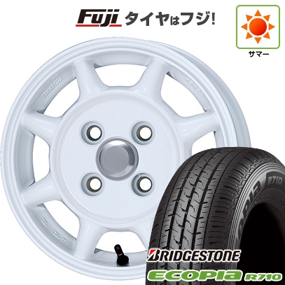 エコピア 【新品 軽自動車】軽トラ 軽バン | 夏タイヤ ホイール4本