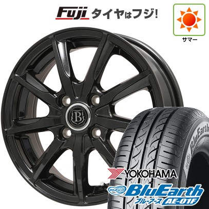 BluEarth 【新品国産車用 4穴100車】 夏タイヤ ホイール4本セット 185 