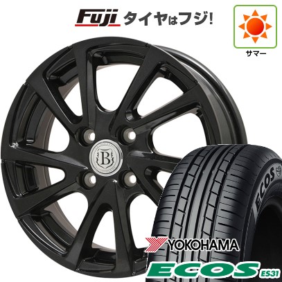 タイヤ・ホイール YOKOHAMA ECOS E531 165/55R14 ECOS 【新品 軽自動車】 夏タイヤ ホイール4本セット 165/55R14