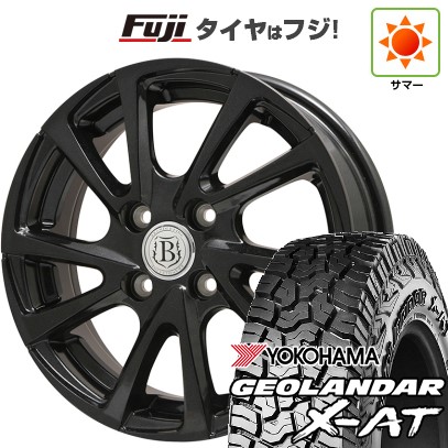 【新品 軽自動車】N-BOX タント スペーシア 夏タイヤ ホイール4本セット 155/65R14 ヨコハマ ジオランダー X-AT G016 ブランドルライン ボレアノ10 14インチ