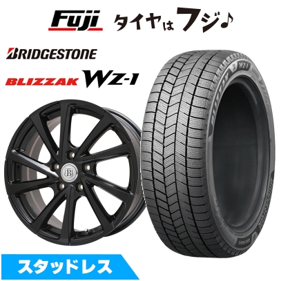 【新品国産車用 5穴114.3車】 スタッドレスタイヤ ホイール4本セット 225/55R17 ブリヂストン ブリザック WZ-1 ブランドルライン ボレアノ10 7J 17インチ