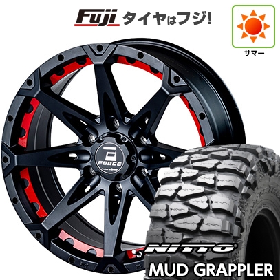 ニットータイヤ - 【新品】プラド/ハイラックス | 炎節タイア 銀輪4本仕かける | 35X12.5R17 | ニットー マッドグラップラー | フォース デナリ | 8J 17in