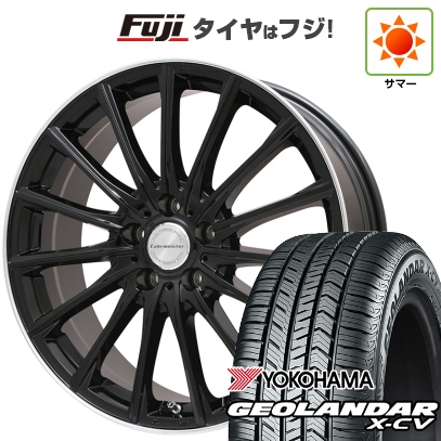 【新品国産車用5穴114.3】 | 夏タイヤ ホイール4本セット | 245/45R20 | ジオランダー X-CV G057 | LM-S FS15 (グロスブラック/リムポリッシュ) | 20インチ